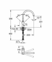 GROHE MINTA MONOMANDO COCINA